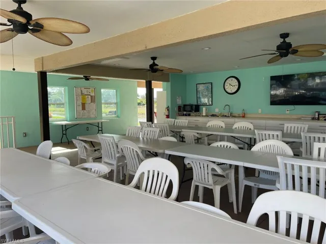 Clubhouse area by pool