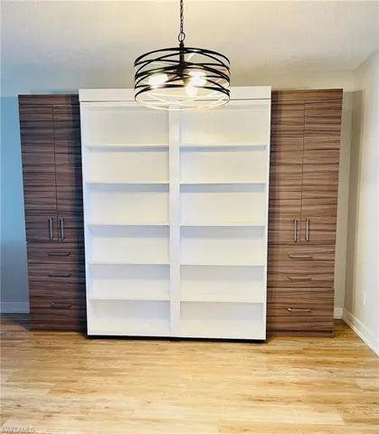 Pull down Murphy Bed-shelving unit