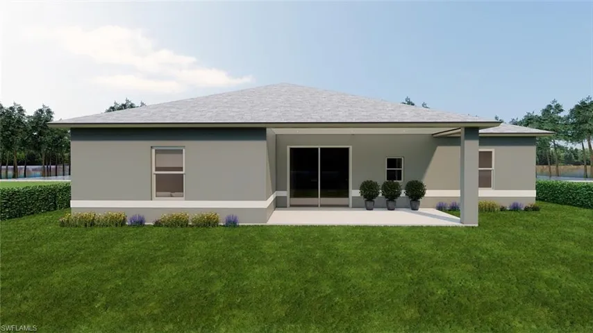 Back of property
