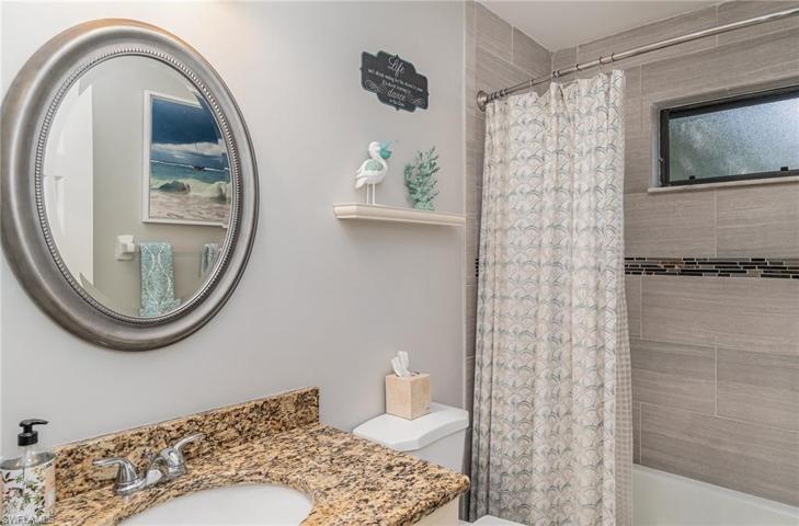 with combination shower and tub