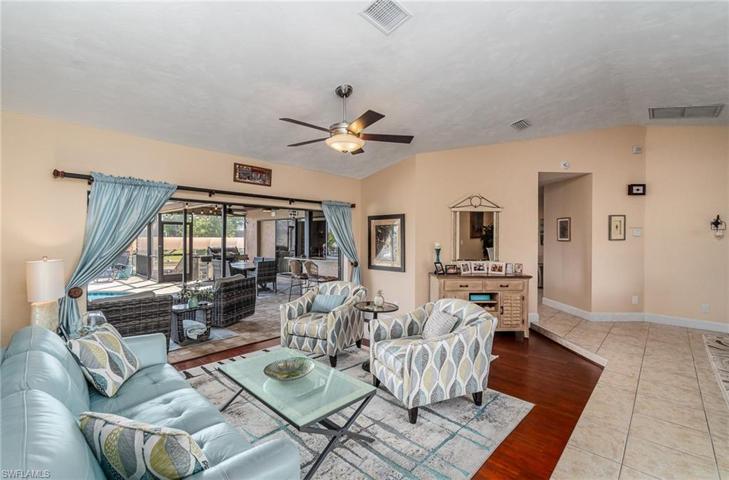 sunken living area
