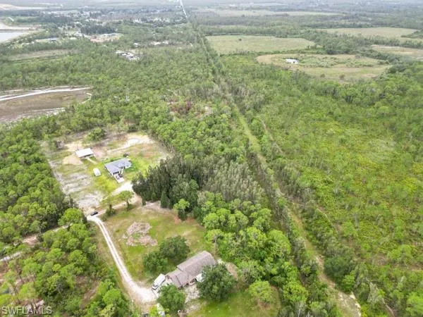 Aerial view of property's location
