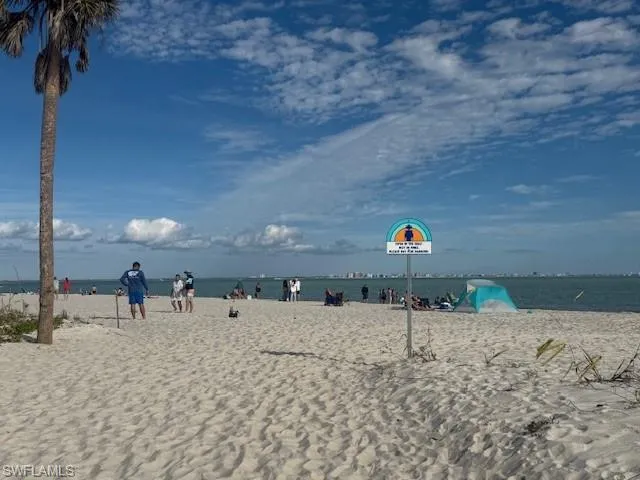 Water view featuring nearby beach