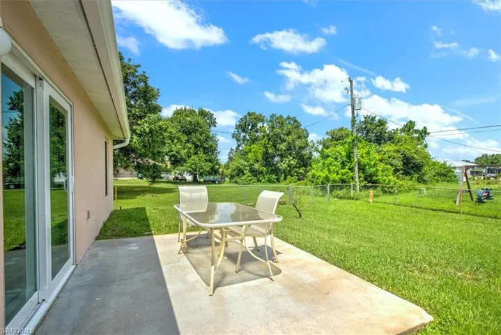 Nice patio to relax and enjoy some fresh air or have a BBQ