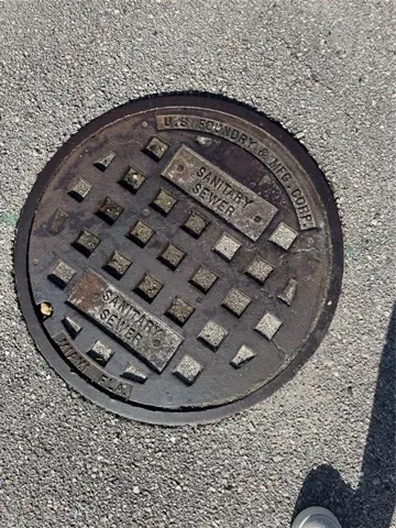 Exterior view of a water meter