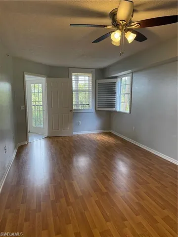 Primary room and wood finished floors
