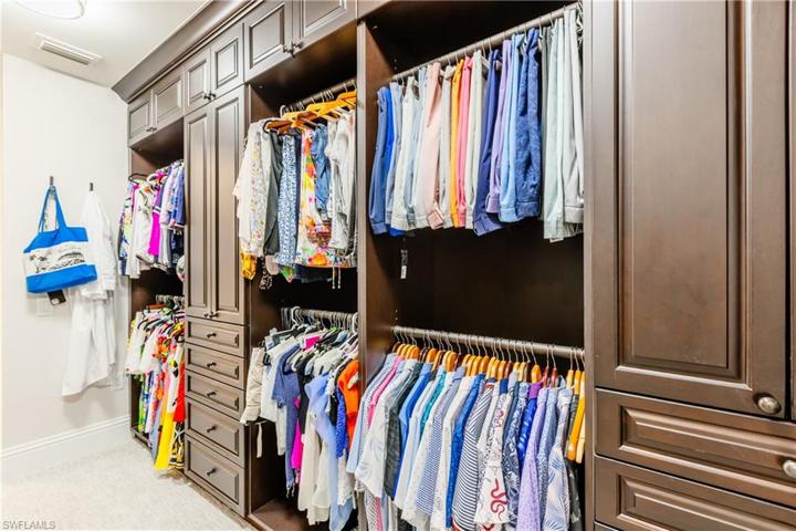 Primary closet