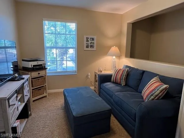 Spacious Den/Office/3rd Bedroom with Full size sleeper sofa.