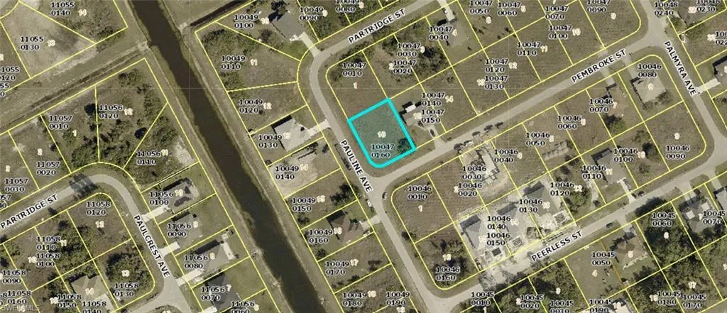 Map of property location with property boundaries highlighted