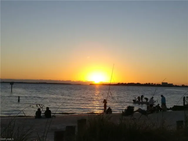 Sunsets always beautiful at the nearby Yacht Club Beach