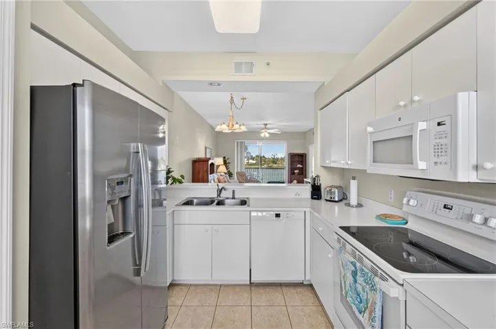 Kitchen with newer applicances.