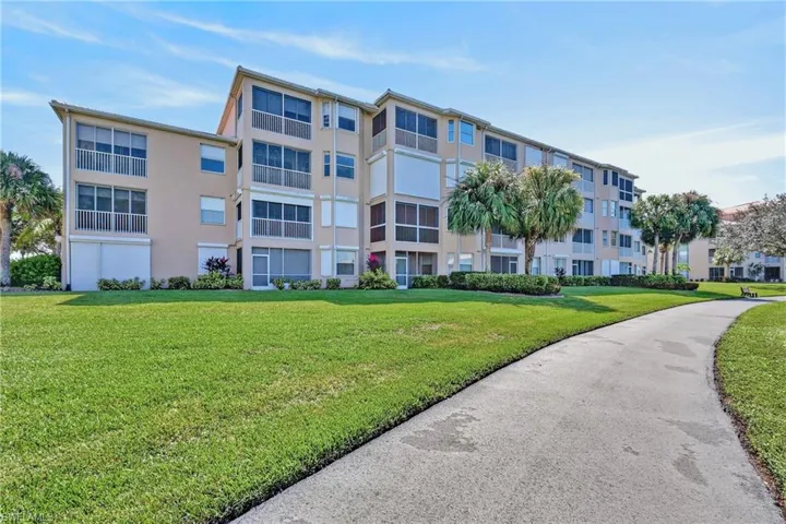 View of the condo building from the lake side