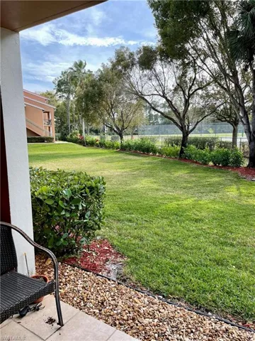 View of yard featuring a patio