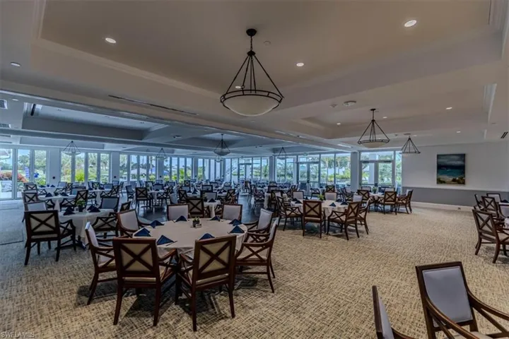 Club members dining area