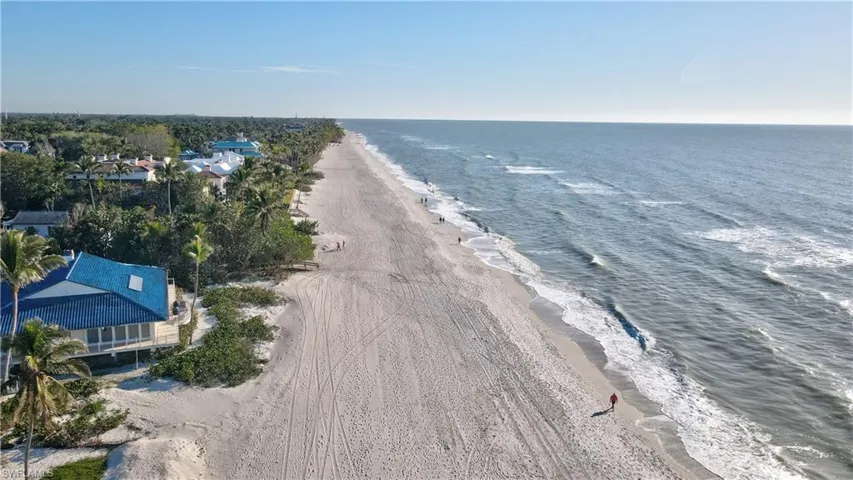 Bird's eye view of extended coastline