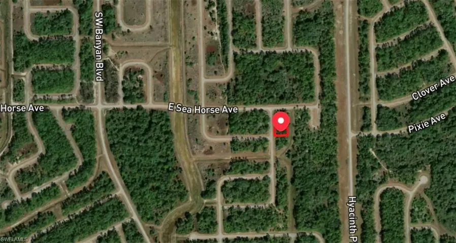 Map of property location featuring property parcel outlined