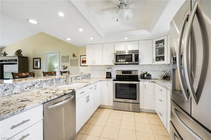 Remodeled Kitchen with Granite Countertops