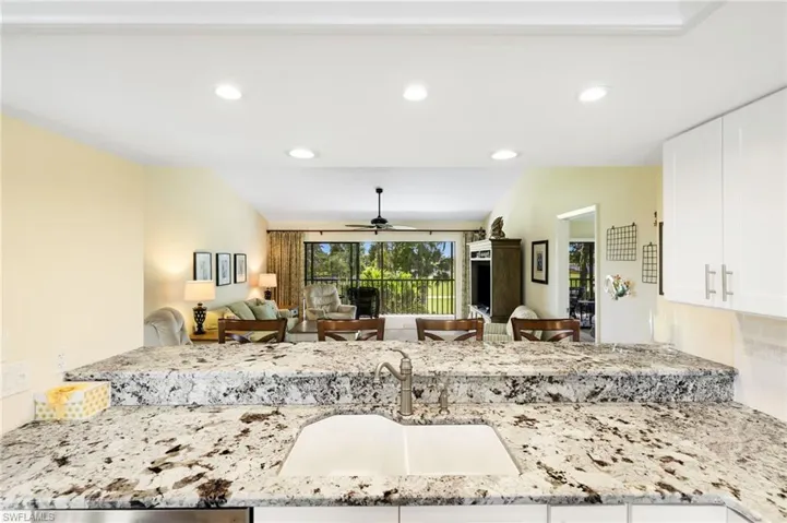Remodeled Kitchen with Granite Countertops