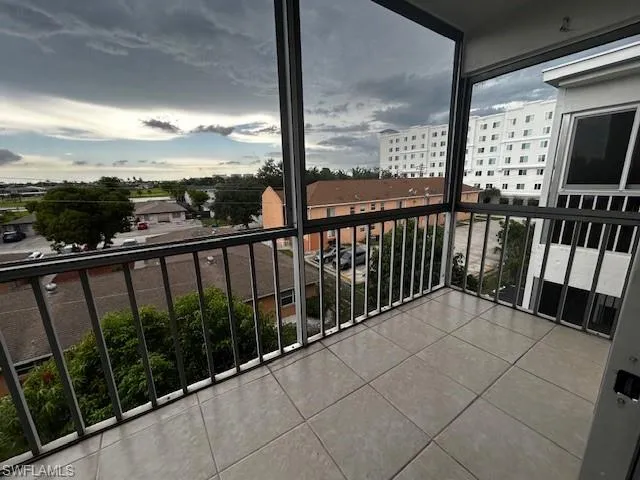 Balcony with a sunroom
