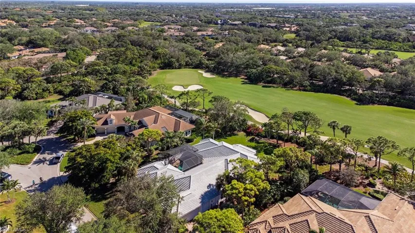 Aerial view with views of Golf Course