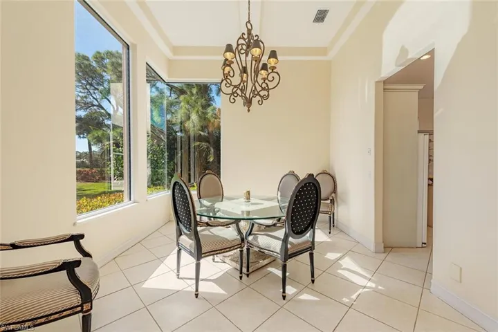 Formal dining area