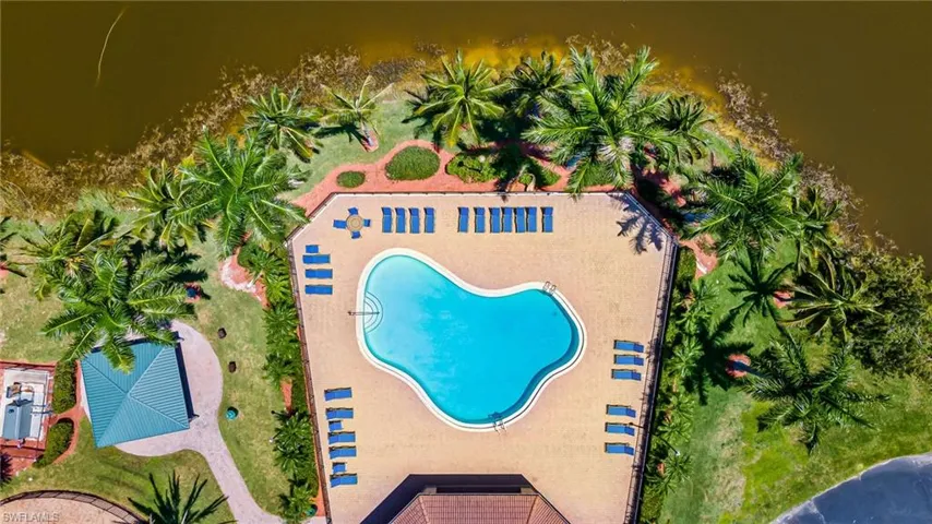 View of pool featuring a water view
