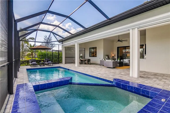 Relax and take in a sunset in your heated pool and spa.