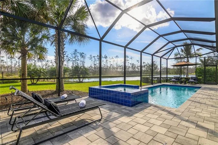 Enjoy coveted Southern exposure with beautiful landscape/preserve and water views. You'll also get some beautiful sunsets from your own lanai!