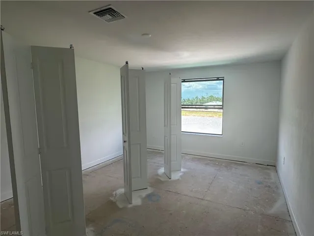 View of spare room