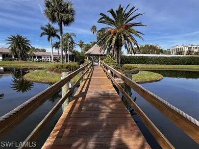 Dock with a water view