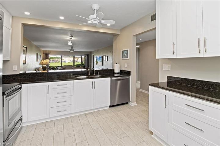 Extra bank of cabinets for more storage