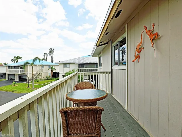 Balcony featuring a residential view