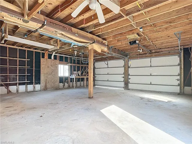 Two car garage