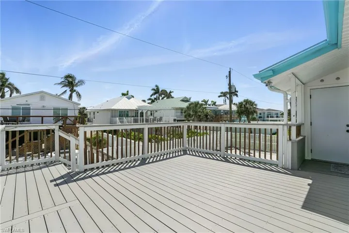 Deck featuring a residential view- Virtually Enhanced