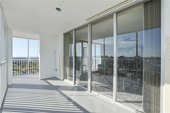 Balcony with a sunroom - Virtually Edited Image