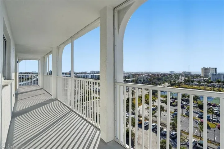 Balcony with a view of city - Virtually Edited Image