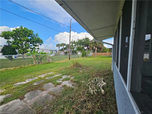 Back Yard Behind Unit 2
