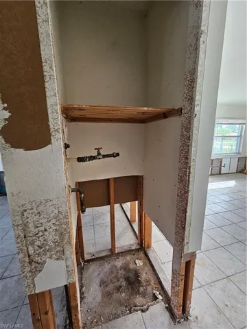 Water Heater Closet, Unit 2