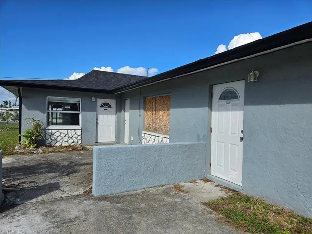 Front Door of Front Unit