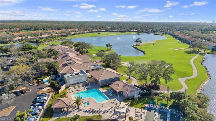 Spring Run aerial view from front of clubhouse