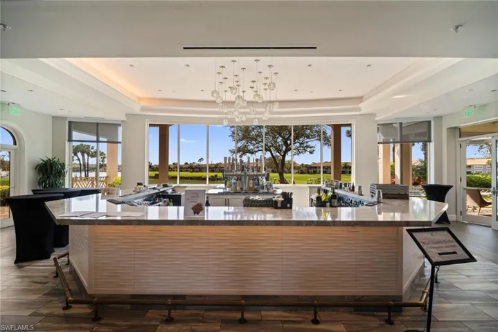 New Indoor/Outdoor Bar at the clubhouse