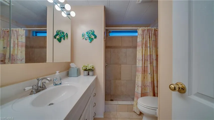 Guest Bath with Tile Shower