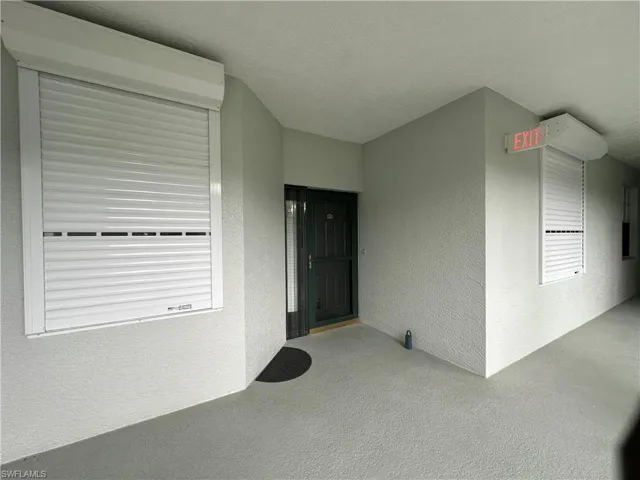 Electric storm shutters.