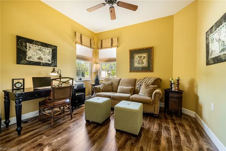 3rd bedroom or den with laminate flooring