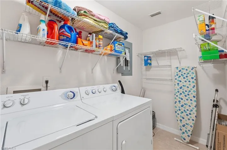 Spacious Laundry and Storage Area