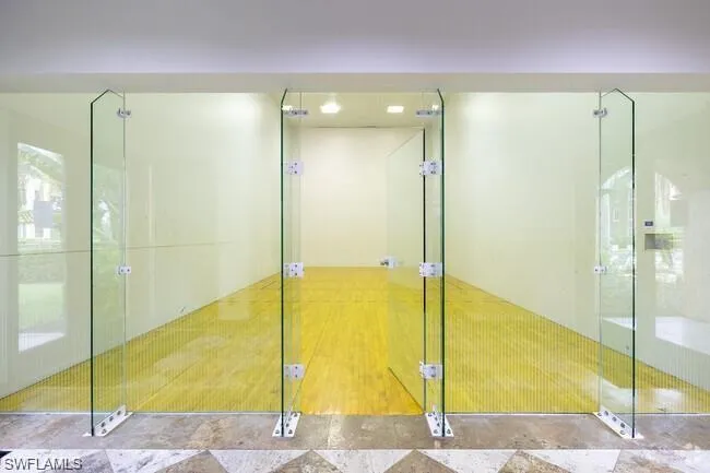 Racket ball court