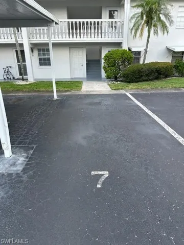 View of parking lot