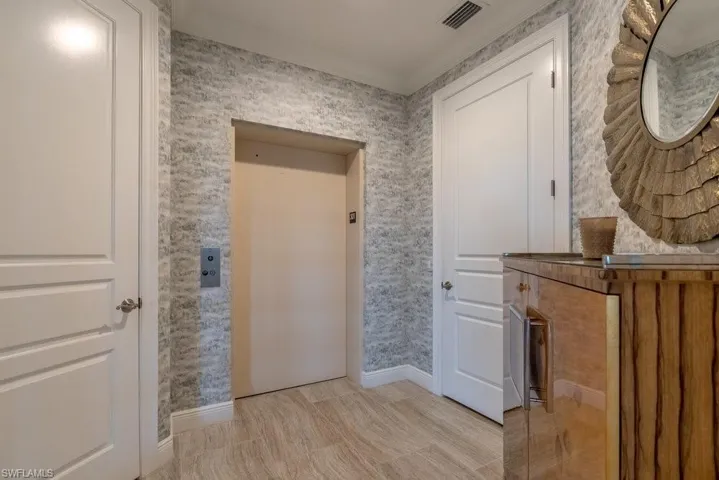 Elevator Entry to private foyer