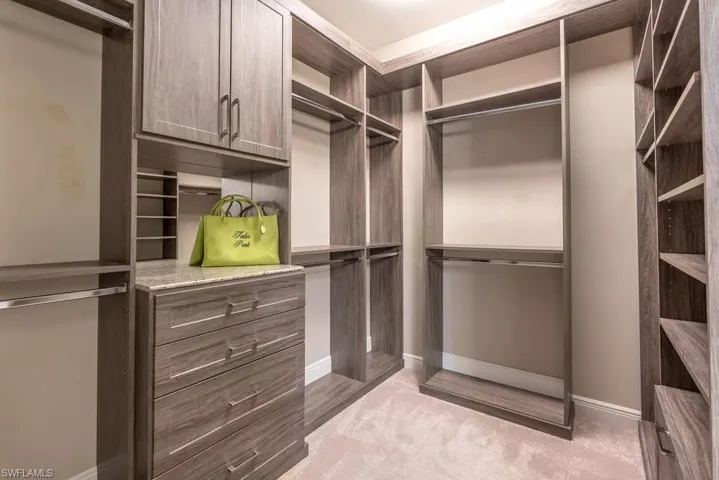 Primary Closet built out