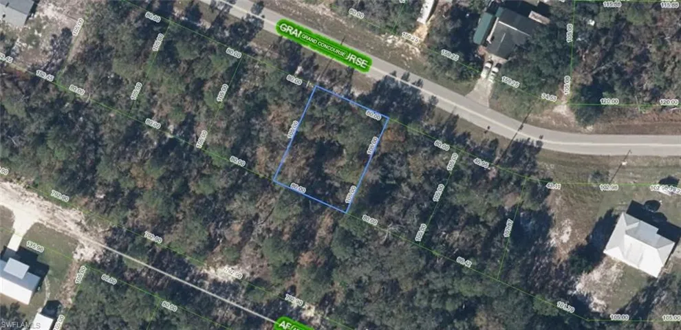 Plat Map. Illustrating the property's boundaries and surrounding parcels